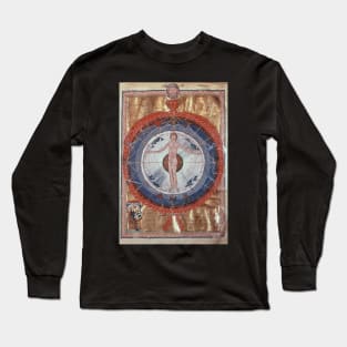 Saint Hildegard Vision of Universal Man Long Sleeve T-Shirt